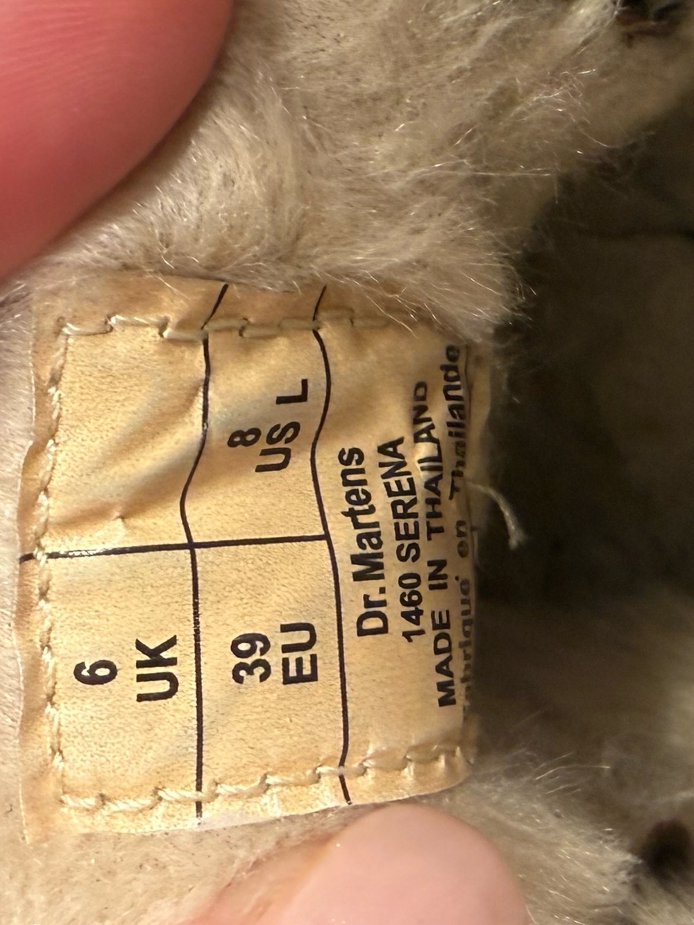 Brown Leather Fur-Lined Lace-Up Boots - Picture 6 of 6